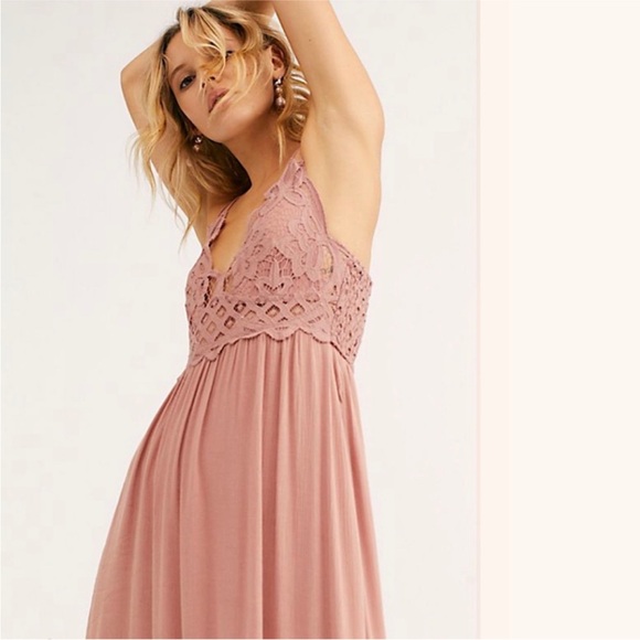 Free People Pink Maxi Dress - Picture 4 of 5